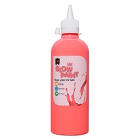 EC - UV Glow Paint 500ml Scarlet