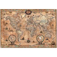 Educa - Antique World Map Puzzle 1000pc