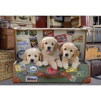 Educa - Puppies in the Luggage Puzzle 500pc