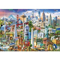 Educa - Symbols of North America Puzzle 1500pc