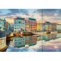 Educa - Sunset at Copenhagen Harbour Puzzle 2000pc