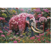 Educa - Floral Elephant Large Piece Puzzle 500pc