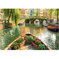 Educa - Amsterdam Boat Ride Puzzle 1000pc (DAMAGED BOX)