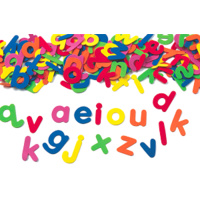 Colorations - Self-Adhesive Lowercase Foam Letters