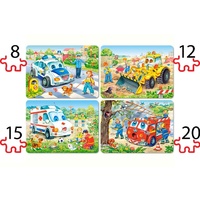Castorland - Funny Vehicles (4x Puzzles)