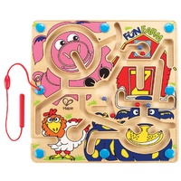 Hape - Fun Farm Magnetic Marble Maze