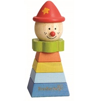 Everearth - Stacking Clown - Red Hat