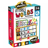 Headu - Montessori Touch Bingo Letters and Words