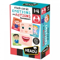 Headu - Montessori Flashcards Emotions and Actions