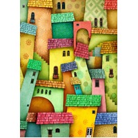 Enjoy - Joyful Houses Puzzle 1000pc