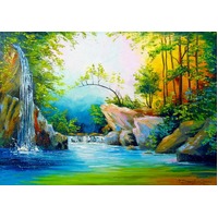 Enjoy - In the Woods near the Waterfall Puzzle 1000pc