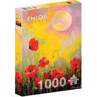 Enjoy - Poppies in the Moonlight Puzzle 1000pc