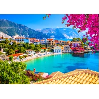 Enjoy - Assos Village in Cephalonia Greece Puzzle 1000pc