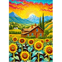 Enjoy - Sunflower House Puzzle 1000pc