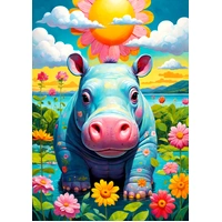 Enjoy - Sunny Hippo Puzzle 1000pc