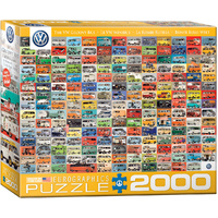 Eurographics - VW Groovy Bus Puzzle 2000pc