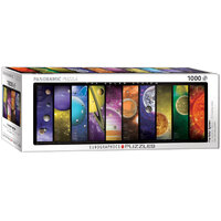 Eurographics - The Solar System Panoramic Puzzle 1000pc