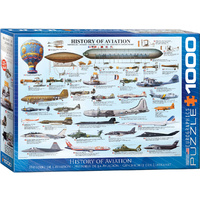 Eurographics - History of Aviation Puzzle 1000pc