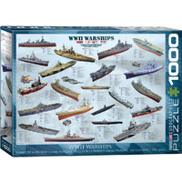 Eurographics - WW II Warships Puzzle 1000pc