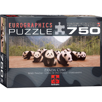 Eurographics - Panda Cubs Panoramic Puzzle 750pc