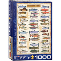 Eurographics - Salmon & Trout Puzzle 1000pc