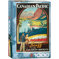 Eurographics - Banff in the Canadian Rockies Puzzle 1000pc