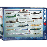 Eurographics - Allied Air Command WWII Bombers Puzzle 1000pc