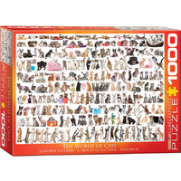 Eurographics - The World of Cats Puzzle 1000pce