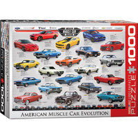 Eurographics - Muscle Car Evolution Puzzle 1000pc