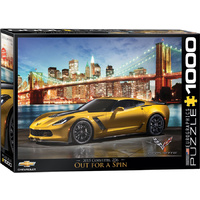 Eurographics - Corvette in Manhattan Puzzle 1000pce