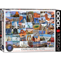 Eurographics - Globetrotter USA Puzzle 1000pc