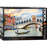 Eurographics - Venice Rialto Bridge Puzzle 1000pc