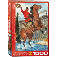 Eurographics - Royal Canadian Mounted Police Train Salute Puzzle 1000pc