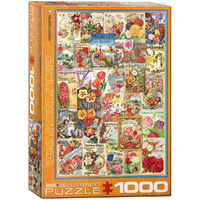 Eurographics - Flower Seed Catalogue Covers Puzzle 1000pc