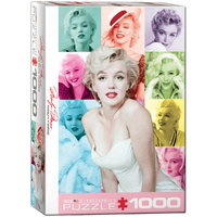 Eurographics - Marilyn Monroe Colour Portraits Puzzle 1000pc
