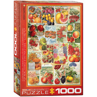 Eurographics - Fruit Seed Catalogue Covers Puzzle 1000pc