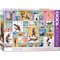 Eurographics - Yoga Cats Puzzle 1000pc