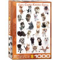 Eurographics - Cat Breeds Puzzle 1000pc