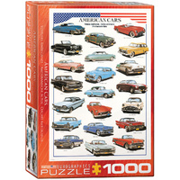 Eurographics - American Cars of the Fifties Puzzle 1000pc