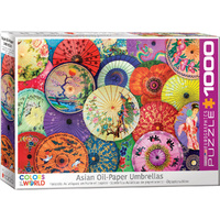 Eurographics - Asian Oil Paper Umbrellas Puzzle 1000pc