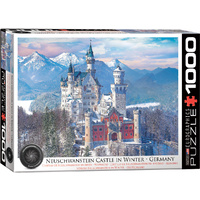 Eurographics - Neuschwanstein Castle in Winter Puzzle 1000pc