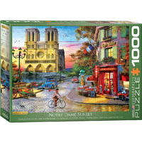 Eurographics - Notre Dame Sunset Puzzle 1000pc