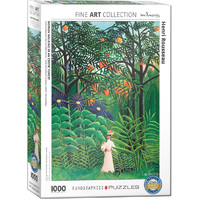 Eurographics - Woman in an Exotic Forest Puzzle 1000pc