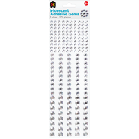 EC - Iridescent Adhesive Gems 570pc