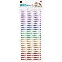 EC - Rainbow Adhesive Gems 1344pc