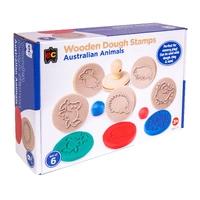 EC - Wooden Dough Stamps - Australian Animals