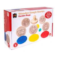 EC - Wooden Dough Stamps - Garden Bugs