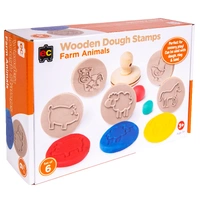 EC - Wooden Dough Stamps - Farm Animals