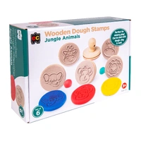 EC - Wooden Dough Stamps - Jungle Animals
