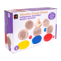 EC - Wooden Dough Stamps - Indigenous Nature Symbols